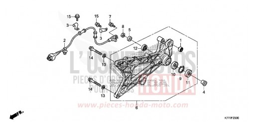 BRAS OSCILLANT SH125ADH de 2017